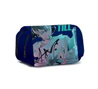 Luka - Estuche para lápices de anime Till Ivan, gran capacidad, impresión 3D, estuche para lápices de dibujos animados, doble capa, con cremallera, regalo de papelería para niños, niñas y adolescentes