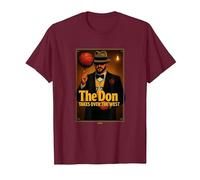 Luka - The Don - Godfather of Basketball Takes Over The West Camiseta, Hombre, Granate, XL