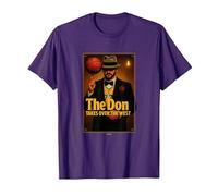 Luka - The Don - Godfather of Basketball Takes Over The West Camiseta, Hombre, Morado, 3XL
