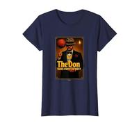 Luka - The Don - Godfather of Basketball Takes Over The West Camiseta, Mujer, Azul Marino, 3XL