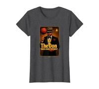 Luka - The Don - Godfather of Basketball Takes Over The West Camiseta, Mujer, Jaspeado Oscuro, S