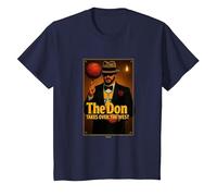 Luka - The Don - Godfather of Basketball Takes Over The West Camiseta, Niños, Azul Marino, 3 años