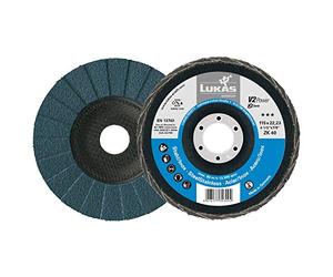 Lukas a27441250601465 schleiflamellenteller V2 Power (corindón de circonio Diámetro 125 mm, grano 60