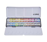 LUKAS Aquarell 1862, Acuarelas, Caja de Metal, 1,5ml, 24 Colores Surtidos