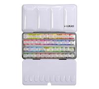 LUKAS Aquarell 1862, Acuarelas, Caja de Metal, 1,5ml, 48 Colores Surtidos