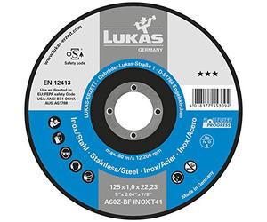 LUKAS Disco de corte Progress*** forma recta 115 x 2,5 x 22,23 mm