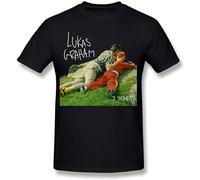 Lukas Graham Men's T-Shirt Unisex Black Cotton Hip Hop Print tee Shirts M