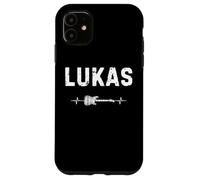 Lukas Guitarra Latido Del Corazón Música Guitarrista Carcasa para iPhone 11