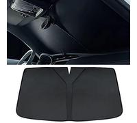 LUKBUT Apto para Porsche Macan 2019-2023 Parabrisas del Coche Parasol Sombra, Parasol del Coche Parabrisas Plegable, Parabrisas Parasol, Parasol del Coche Negro