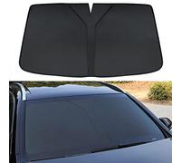 LUKBUT Parasol Negro para Parabrisas, Apto para Mercedes Benz Clase C W204 2007-2014, Fácil de Usar