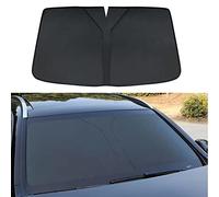 LUKBUT Parasol Plegable para Coche, Apto para Audi A6 C7 Avant 2011-2018, Protección Solar, Bloquea hasta 60% de Energía Solar