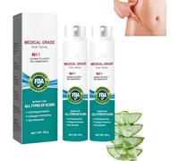 Lukcr Scar Spray,Lukcr Medical Grade Scar Spray,Scar Remove Medical Grade Scar Spray, Scar Removal Spray,Acne Scar Treatment for Face,Scar Removal Spray,Surgical Scars and Stretch Marks (2 Pcs)