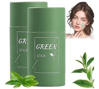 Lukcr Té Verde, Barra De Arcilla De Limpieza Profunda Con Té Verde Para Mujeres, Barra De Vede, Eliminador De Puntos Negros Con Extracto De Vere, Limpieza Profunda E Hidratación (2 Unidades)
