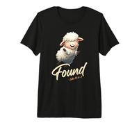Luke 15:4-7 Parable of The Lost Sheep Found by Jesus Christ Camiseta Premium