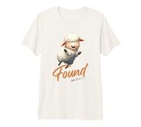 Luke 15:4-7 Parable of The Lost Sheep Found by Jesus Christ Camiseta Premium