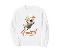 Luke 15:4-7 Parable of The Lost Sheep Found by Jesus Christ Sudadera