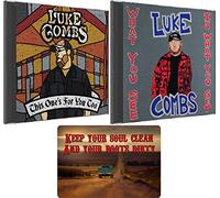 Luke Combs: Complete Discography CD Collection (This One's For You Too / What You See Is What You Get) with Bonus Art Card