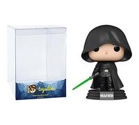 Luke Skywalke r [Glow-in-Dark] (EE Exc): P o p ! Vinyl Figurine Bundle with 1 Compatible 'ToysDiva' Graphic Protector (501 - 61011 - B)