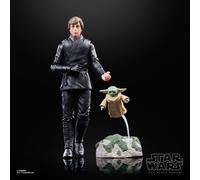 Star Wars The Black Series, Luke Skywalker & Grogu, Libro de Boba Fett, Figuras de acción de 15 cm, Pack de 2 Figuras