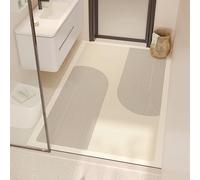 Lukery Alfombra de Diatomita Lavables Alfombrilla de Baño Gran, Alfombrillas de Baño Antideslizantes Absorbente Alfombra para Cocina Bañera Ducha (Arco,50x80cm)