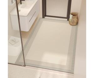 Lukery Alfombra de Diatomita Lavables Alfombrilla de Baño Gran, Alfombrillas de Baño Antideslizantes Absorbente Alfombra para Cocina Bañera Ducha (Gris,90x120cm)
