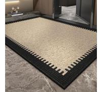 Lukery Couleur Pure Tapis de Porte Paillasson Interieur et Extérieur Antidérapant Absorbant, Lavable, Facile à Nettoyer, pour Porte, Chambre, Cuisine, Couloir (Beige 01,40x60cm)