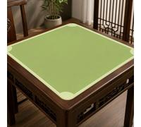 Lukery Tapete de Mahjong, Tapete Juegos de Mesa Sin Arrugas Antideslizante y Reducción de Ruido, Suave y Resistente al Desgaste Multiusos 800x800mm Estilo Bloques Color (Verde Hierba)