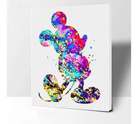 LukFun DIY Paint by Numbers for Adults Framed Canvas, DIY Oil Painting Paint by Number Kits for Adults Kids Beginner, Paint by Numbers on Canvas Painting, Color Mouse 40x50cm