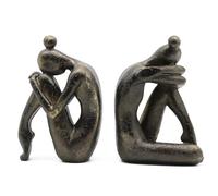 Lukitas Sujetalibros Decorativos únicos para niñas, para Oficina en casa, Libros, estantes, Tapones, Antideslizantes, Adornos creativos de Escritorio para Sala de Estudio, Hotel, Oficina, Resina, 1