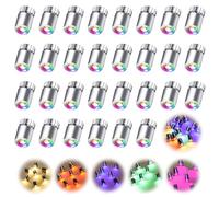 LUKIUP 50 PCS Luces LED PequeñAs, Luces LED Pilas, Mini Lampara LED, Lámpara de Juguete Pequeña para DecoracióN de Fiestas Manualidades, Accesorios para Casa de MuñEcas (Luz Multicolor)