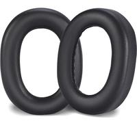 Lukvcoe Almohadillas de Repuesto para Jabra Evolve2 85 UC / Evolve2 85 MS - No Compatible con Elite 85h - de Cuero Proteínico más Suave con Espuma Aislante - Negro
