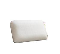 LUKYWANG Almohada Latex Núcleo de Almohada de látex Natural con protección de Masaje Transpirable for la Columna Cervical Almohada de Pan Almohada Blanda(White)