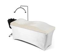 LUKYWANG Colchon De PestañAs Curvo Salón de Belleza, Extensiones de pestañas, colchón Curvo for pestañas, cubrecolchón, colchón de Belleza ColchóN De PestañAs