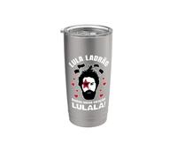 Lula Ladrão Roubou Nosso Coração Lula Brasil Vaso térmico de acero inoxidable de doble pared