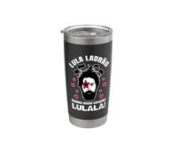Lula Ladrão Roubou Nosso Coração Lula Brasil Vaso térmico de acero inoxidable de doble pared