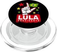 Lula Presidente 2022 Brasil Lula Brazil President Support PopSockets PopGrip para MagSafe