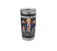 Lula Presidente de Brasil 13 PT No bebo detergente Vaso térmico de acero inoxidable de doble pared