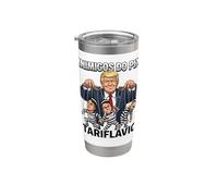 Lula Presidente de Brasil 13 PT No bebo detergente Vaso térmico de acero inoxidable de doble pared