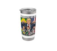 Lula Presidente de Brasil 13 PT No bebo detergente Vaso térmico de acero inoxidable de doble pared