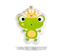 Lulabi 5500 Fairy Tales - Plato de príncipe ranoo, melamina, 19 x 23 cm, 6 meses, color verde