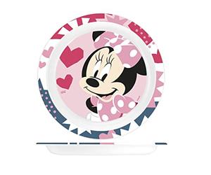 Lulabi Disney Minnie Icon Piatto Piano Pappa in San Decorato, 21 cm