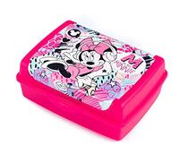 Lulabi DISNEY MINNIE MOUSE Fiambrera óptima para para el almuerzo de los niños, Polipropileno, 17 x 13 x 6.5 cm, 900 g