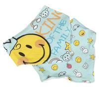 Lulabi Smiley Boy - Juego de 2 baberos bandana de algodón