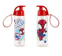 Lulabi Spidey - Cantimplora Marvel, carbonato, decorada, 0,5 l, multicolor, 0,5 l