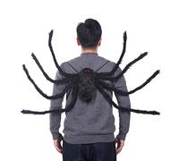 lulalula Mochila grande de araña de felpa, mochila de caramelo de Halloween de 35 pulgadas con 8 patas largas de araña