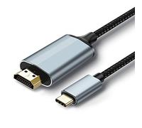 lulaven USB C to HDMI Cable, Type c to HDMI Adapter 4K Thunderbolt 3 to Cable Compatible with MacBook Pro, MacBook Air, iPad Pro,Samsung S20 Note10 S10, Huawei Mate 30 20 Huawei P30 20