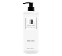 Lulë, Loción Manos y Cuerpo, Dosificador de Crema Hidratante Corporal, Hidrata y Nutre en Profudidad, Aroma Fresco a Flor de Naranjo, Fórmula Natural, Ideal para Hogares y Uso Profesional, 480ml