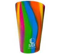 Lulix Vasos para cocteles creativos, Vasos de Silicona, 3 UNIDADES, vasos para Fiestas CAPACIDAD 480ml. Pueden Contener Bebidas Frías y Calientes, diseñado para POSTRES. Color(Arcoiris)