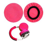 LuLiyLdJ 2 Piezas Fundas Auriculares Rosa, Universales, Elásticas y Transpirables, Aptas para Auriculares 9-10,5cm