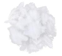 LuLiyLdJ Plumas Decorativas, Guata para Favores, Plumas Blancas, Plumas Blancas, Naturales, Manualidades para Bricolaje, Boda en Casa, 200 Piezas